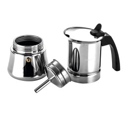 Cafetera etnica de acero inoxidable 18 / 10, 10 tazas