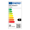 Regleta led 25 w 6500 k luz fria 2000 lm 61,3 x 3 x 12 cm