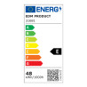 Regleta led 48 w 6500 k luz fria 4200 lm 121,3 x 3,1 x 12 cm