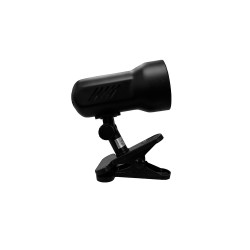 Foco con pinza modelo galaxy e27 60 w color negro