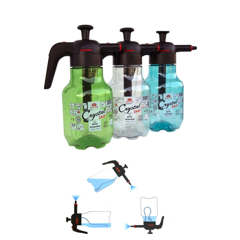 Vaporizador - pulverizador 2 l modelo: crystal 360° di martino colores / modelos surtidos Vaporizador - pulverizador 2 l modelo: crystal 360° di martino colores / modelos surtidos