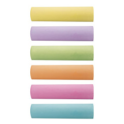 Caja con 6 tizas de colores maxi milan