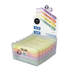 Pack con 4 rotuladores fluorescentes punta 2-4mm varios en estuche milan
