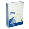 Pack con 12 rotuladores verdes permantenes. punta redonda milan