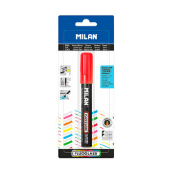 Blister con rotulador rojo fluoglass 2 - 4mm milan
