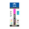 Blister con rotulador rosa fluoglass 2 - 4mm milan