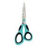 Blister con tijeras de oficina azul 20,5cm milan