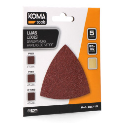 Pack 5 lijas para multiherramienta 08765 koma tools