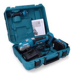 Kit maletin amoladora 20 v con 1 bateria 4.0ah y cargador 08772. 28,9 x 27 cm. pro series battery