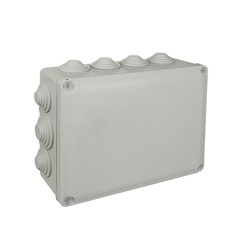 Caja rectangular estanca 220x170x80mm con tornillos solera (retractilado) y686 Caja rectangular estanca 220x170x80mm con tornillos solera (retractilado) y686