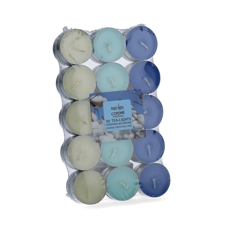 Pack 30 unid. velas con aroma algodon 3,7cm magic lights Pack 30 unid. velas con aroma algodon 3,7cm magic lights