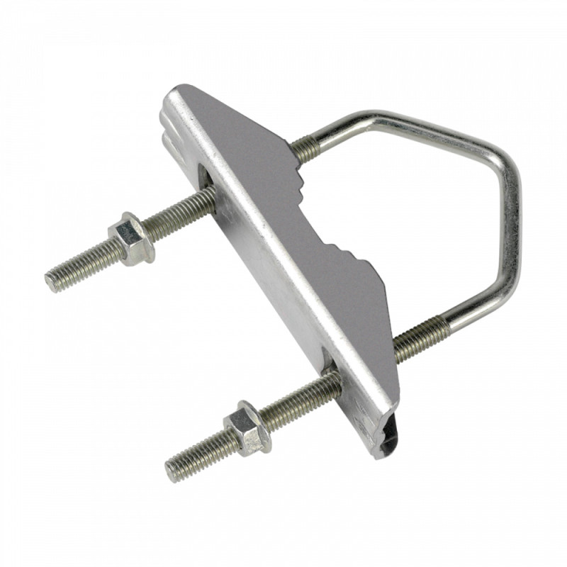 Mordaza para mastil ø25mm a 45mm zinc+rpr televes Mordaza para mastil ø25mm a 45mm zinc+rpr televes