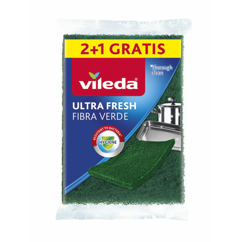 Fibra verde ultra fresh 2+1 166240 vileda Fibra verde ultra fresh 2+1 166240 vileda