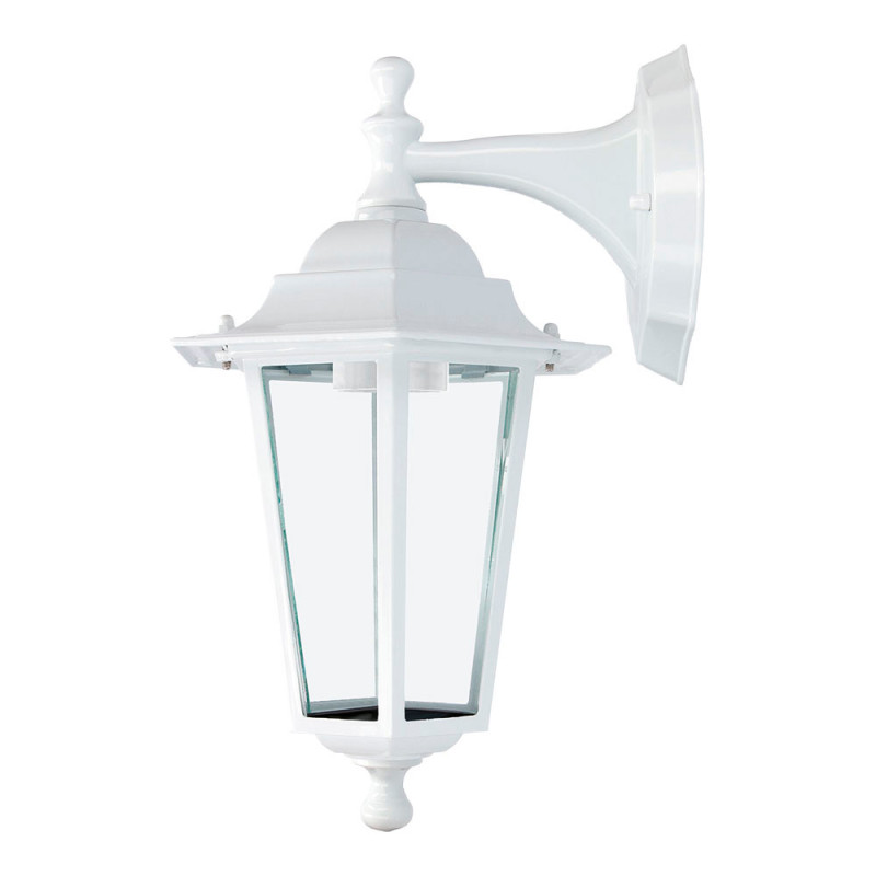 Aplique farol de aluminio blanco modelo zurich 60w e27 Aplique farol de aluminio blanco modelo zurich 60w e27