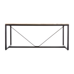 Mesa de comedor madera natural acacia modelo edena 180x90x75cm