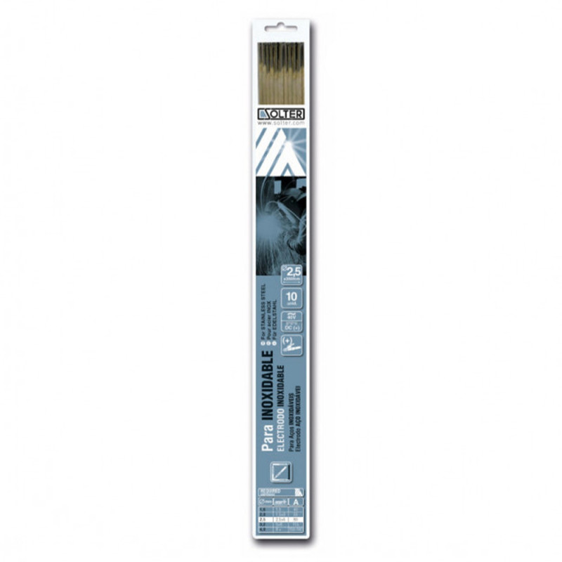 Electrodo inox e316l ø2mm (blister 10 unid.) solter Electrodo inox e316l ø2mm (blister 10 unid.) solter