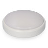 Aplique led circular 18 w 1950 lm 4000 k luz dia ip54 ø21 x 5,7 cm