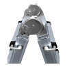 Escalera multifunción telescópica de aluminio 2 x 4+4 peldaños en131