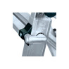 Escalera multifunción telescópica de aluminio 2 x 4+4 peldaños en131