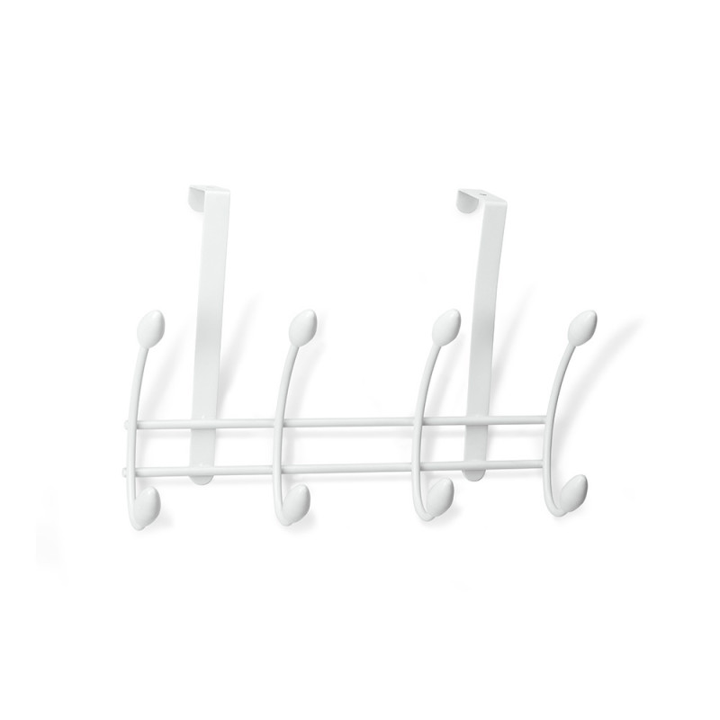 Colgador sobrepuerta acero blanco 3721-2 (blister) inofix Colgador sobrepuerta acero blanco 3721-2 (blister) inofix