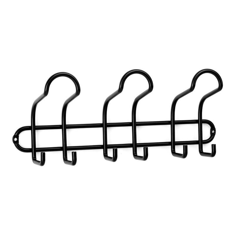 Colgador acero 3 ganchos triples negro mate 3719-3 inofixcolgador acero 3 ganchos triples negro inofix Colgador acero 3 ganchos triples negro mate 3719-3 inofixcolgador acero 3 ganchos triples negro inofix