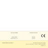 Cartel informativo "duchas" (inox adhesivo 0.8mm) 5x20cm normaluz