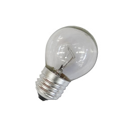 Bombilla incandescente esferica clara 60 w e27 (solo uso industrial)