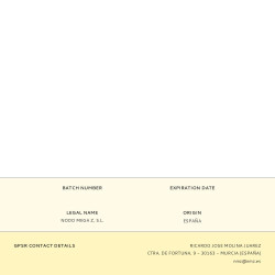 Cartel peligro "riesgo de corrosion" (pvc 0.7mm) 30x40cm normaluz