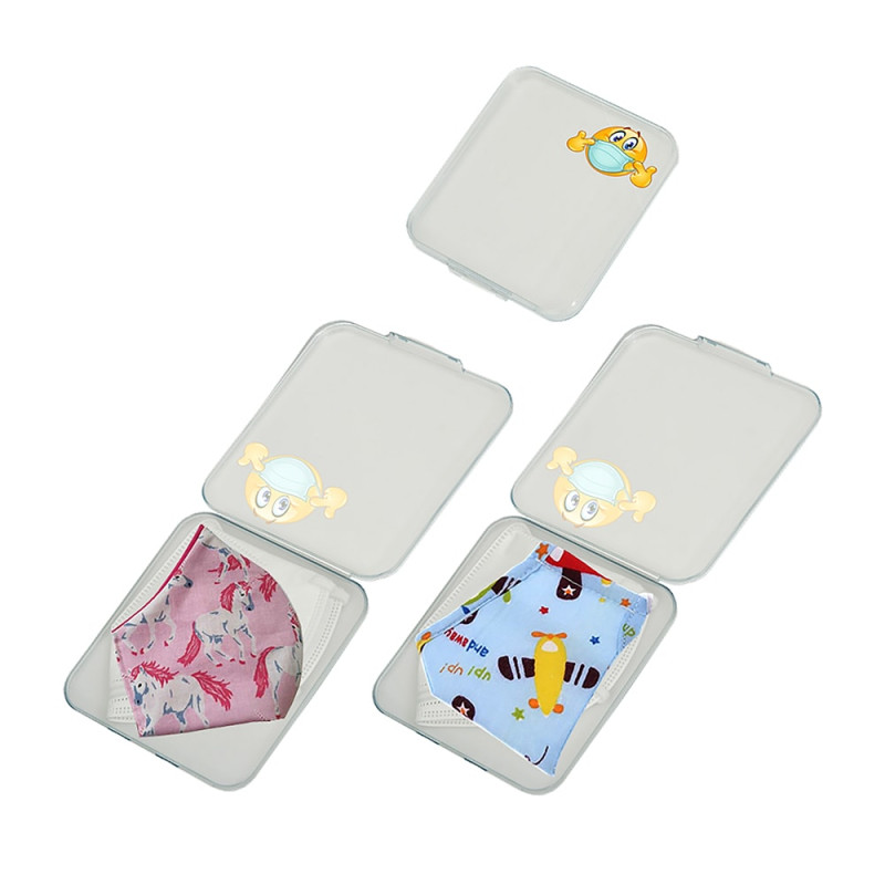 Porta mascarillas pocket 11x12,4x1,2cm colores / modelos surtidos Porta mascarillas pocket 11x12,4x1,2cm colores / modelos surtidos