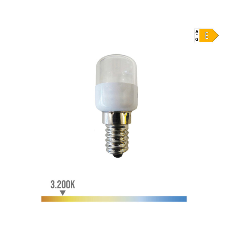 Bombilla tubular (frigorifico) led e14 0.5 w 55 lm 3200 k luz calida. ø 2,6 x 60 cm Bombilla tubular (frigorifico) led e14 0.5 w 55 lm 3200 k luz calida. ø 2,6 x 60 cm