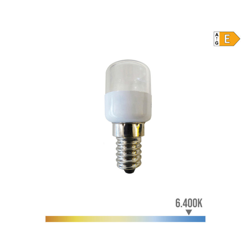 Bombilla tubular (frigorifico) led e14 0,5 w 55 lm 6400 k luz fria ø2,6 x 6 cm Bombilla tubular (frigorifico) led e14 0,5 w 55 lm 6400 k luz fria ø2,6 x 6 cm