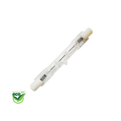 Bombilla halogena lineal 78 mm "energy saver" 120 w 22 0v (equ. 150w)
