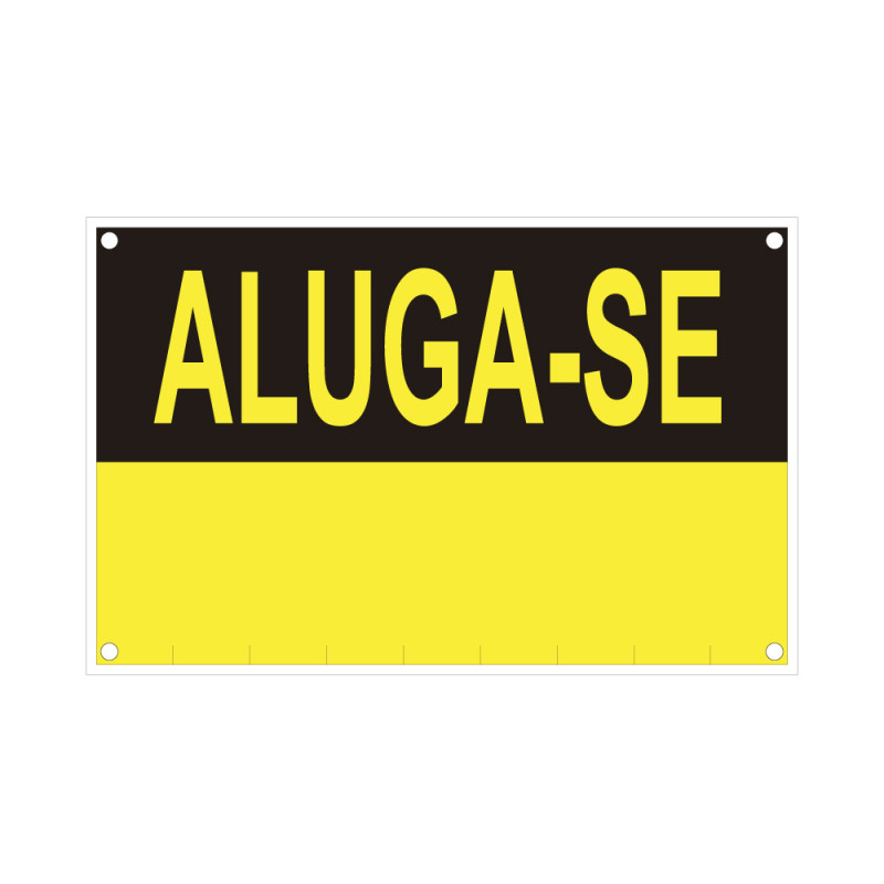Rotulo "aluga-se" (pvc 0.4mm) 45x70cm normaluz Rotulo "aluga-se" (pvc 0.4mm) 45x70cm normaluz