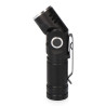 Linterna mini led 8w 450 lm. cuerpo aluminio, cabezal direccionable. recargable