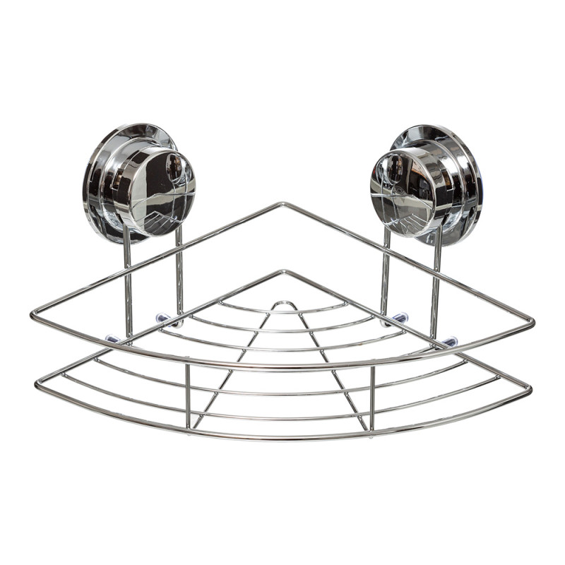 Soporte de ducha de metal esquinero con ventosa Soporte de ducha de metal esquinero con ventosa