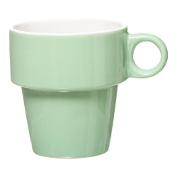 Juego de 6 tazas con soporte colores surtidos