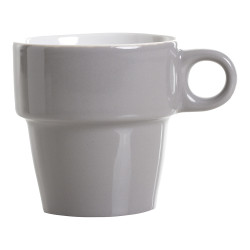 Juego de 6 tazas con soporte colores surtidos