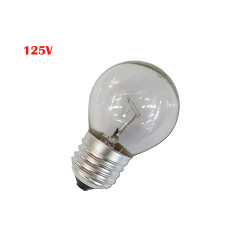 Bombilla incandescente esferica clara 60 w e27 125 v (solo uso industrial)