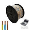 Cablecillo trenzado h07v-k 3 g 1,50 mm² 3 colores, 400 m. ( bobina grande )