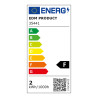 Bombilla esferica led e27 1,5 w 130 m 6400 k luz fria ø45 x 69 mm