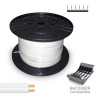 Cable paralelo 48v 2 x 0,50 mm² blanco 2000 m. (bobina grande)