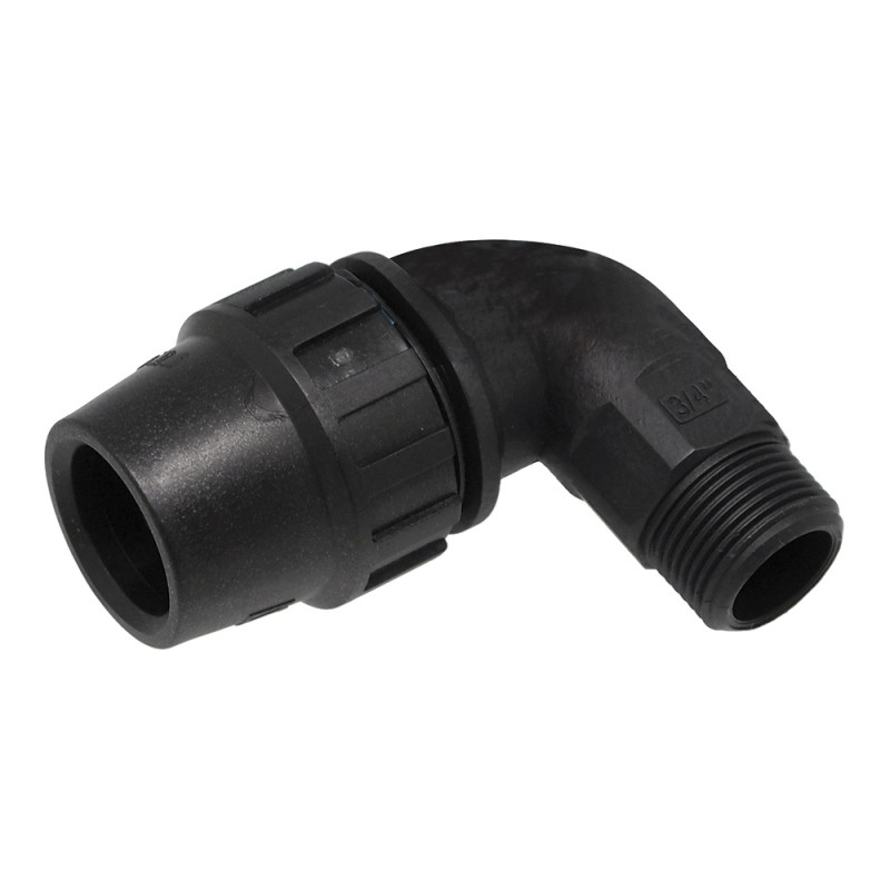 Codo rosca macho 20mm (1/2") aqua control Codo rosca macho 20mm (1/2") aqua control