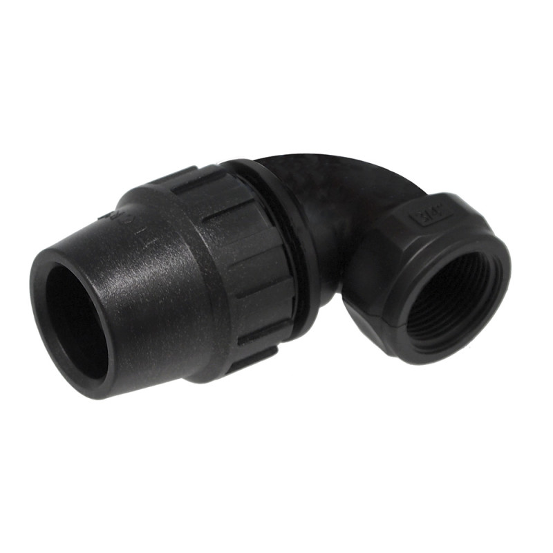 Codo con rosca hembra 25mm (3/4") aqua control Codo con rosca hembra 25mm (3/4") aqua control