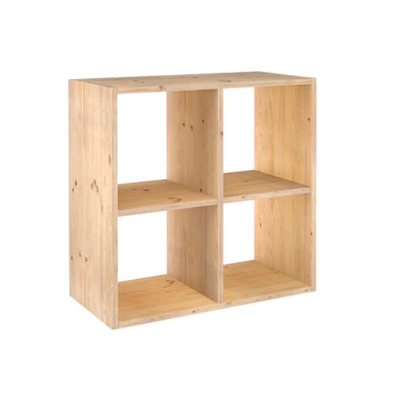 Estanteria modular con 2x2 cubos dinamic pino macizo 70,8x70,8x33cm astigarraga Estanteria modular con 2x2 cubos dinamic pino macizo 70,8x70,8x33cm astigarraga