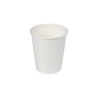 Pack con 50 unid. vasos de cartón blancos 200cc best products green
