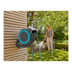 Portamangueras automatico rollup 15m 18600-20 gardena