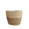 Conjunto de 3 cestos de yute ø20x17cm