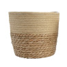 Conjunto de 3 cestos de yute ø20x17cm