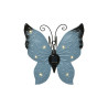 Figura luz solar metalica con forma de mariposa 17,8 x 6 x 4 cm colores surtidos