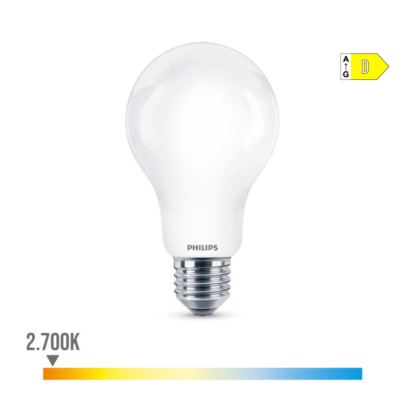 Bombilla standard led e27 13 w 2000l m 2700 k luz calida ø7 x 12,1 cm Bombilla standard led e27 13 w 2000l m 2700 k luz calida ø7 x 12,1 cm